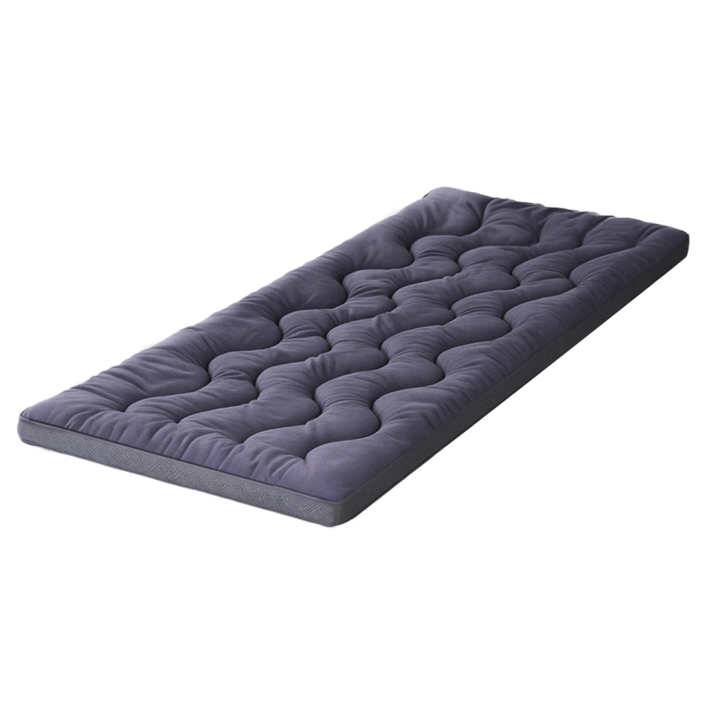 Giselle 5Cm Mattress Topper Pillowtop Toppers Bamboo Charcoal Single Mattress Toppers & Protectors