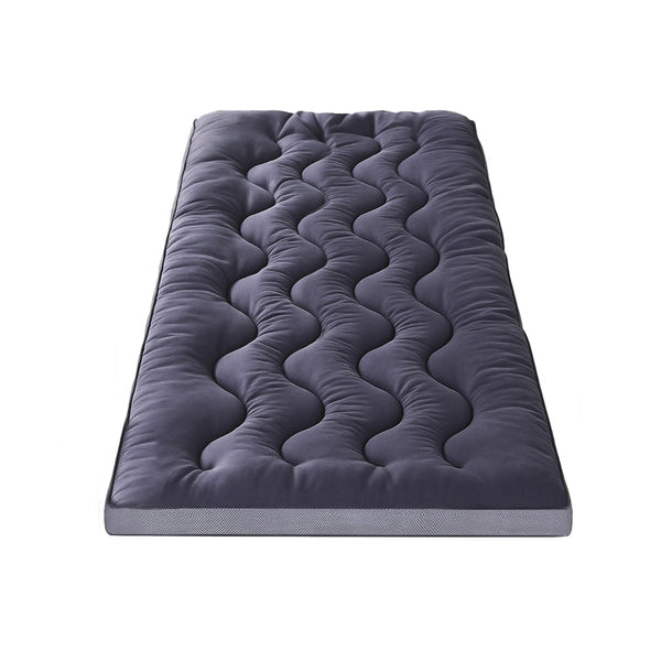 Giselle 5Cm Mattress Topper Pillowtop Toppers Bamboo Charcoal Single Mattress Toppers & Protectors