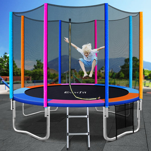 10Ft Trampoline Everfit Kids Rebounder Trampolines