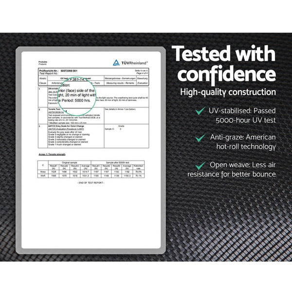 Everfit 8Ft Trampoline For Kids W/ Ladder Enclosure Safety Net Pad Gift Round Trampolines