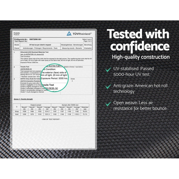 Everfit 16Ft Trampoline For Kids W/ Ladder Enclosure Safety Net Rebounder Orange Trampolines