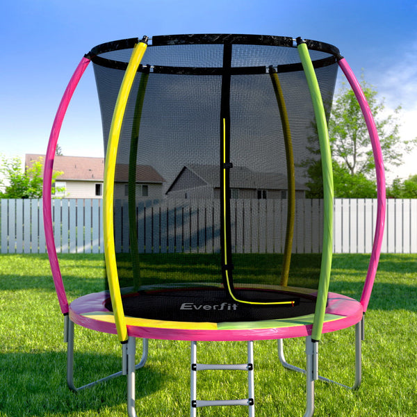 Everfit 6Ft Kids Round Trampoline Rebounder Trampolines