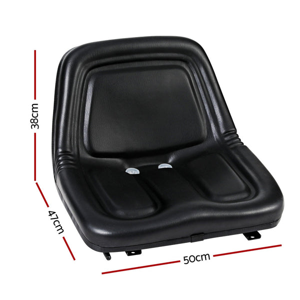 Giantz Universal Tractor Seat Pu Leather For Forklift Excavator Heavy Machinery Heavy Machinery Seats