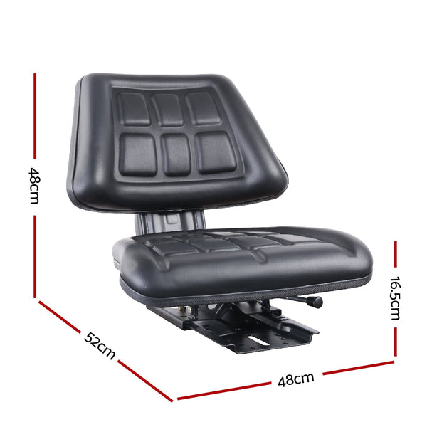 Giantz Universal Tractor Seat For Forklift And Excavator Heavy Machinery Heavy Machinery Seats