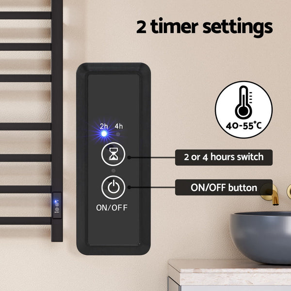 Devanti Electric Heated Towel Rail With Timer For Salon And Spa Sterilisers Warmers Sterilisers & Towel Warmers