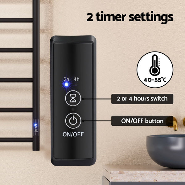 Devanti Heated Towel Rail Electric Warmer Rack For Salon And Spa Steriliser Equipment Sterilisers & Towel Warmers