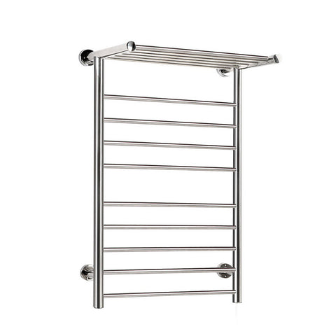 Devanti Electric Heated Towel Rail Rack 14 Bars Wall Mounted Clothes Dry Warmer Towel Racks