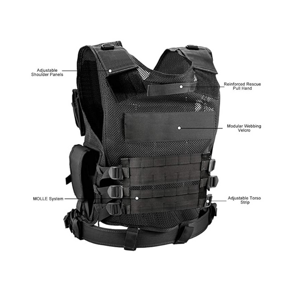 Tactical Vest Military Combat Army Armor Molle Airsoft Plate Carrier Swat Outdoor Fishing Cs Training Vests