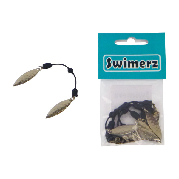 Swimerz Tail Spinner Hammered Nickel 5 Pack Swivels & Snaps