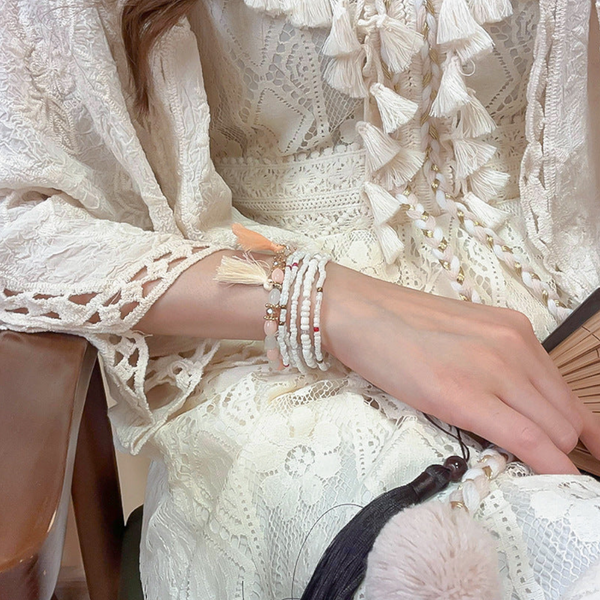 Tassel Rice Bead Bracelet Bracelets