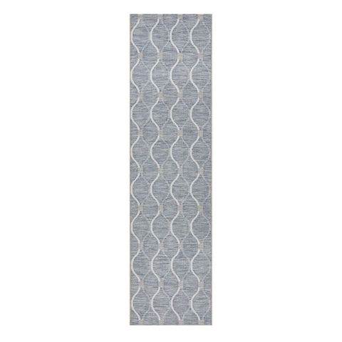 Rug Culture Terrace 5501 Blue Runner By Rugs