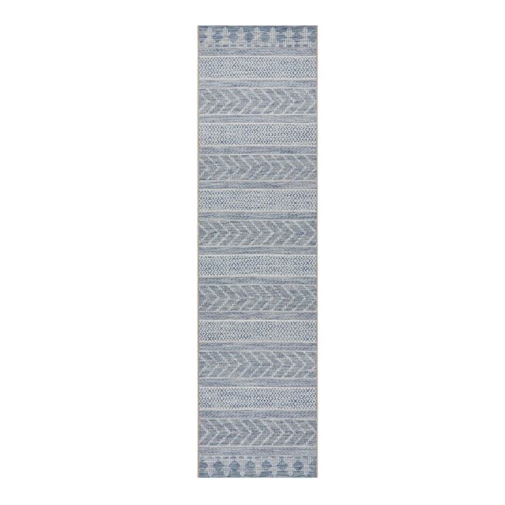 Rug Culture Terrace 5505 Blue Runner By Rugs