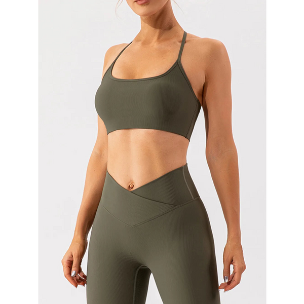Tight Fitting Quick Drying Yoga Top Sports Underwear Women Training Running Sports Bras
