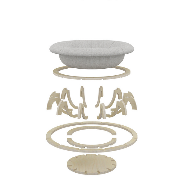 Petsby Timber Gyro Cat Nest Bed Pet Beds