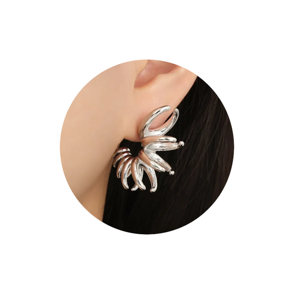 Titanium Steel Irregular Shape Earrings