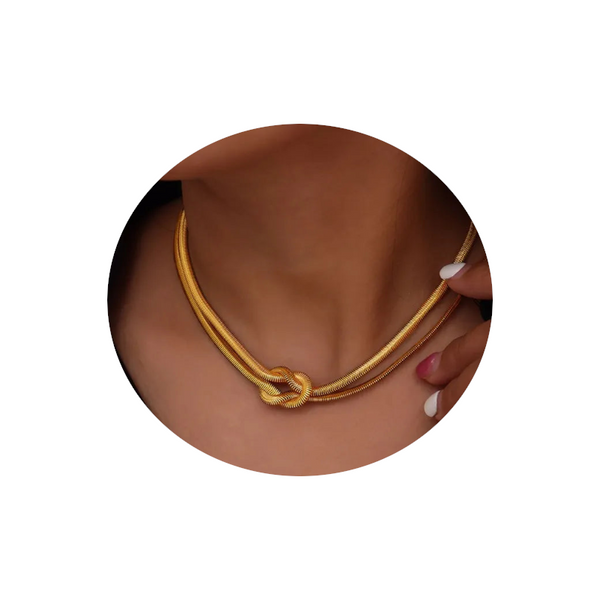 Titanium Steel Knot Necklace Necklaces & Pendants