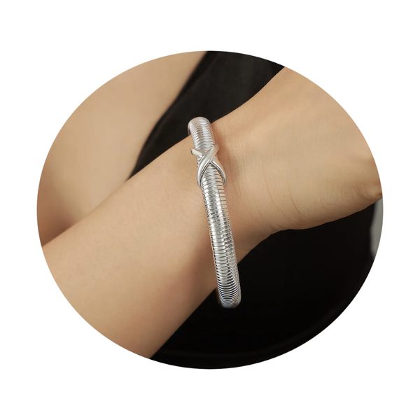 Titanium Steel Spring Shape Bracelet Bracelets