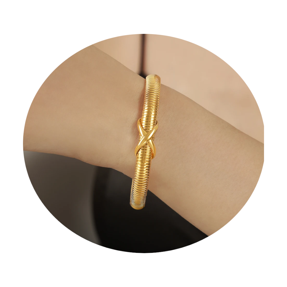 Titanium Steel Spring Shape Bracelet Bracelets