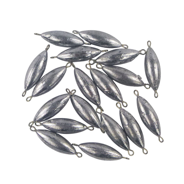 Swimerz 2Oz Torpedo Trolling Sinker Lead 18 Pack Sinkers & Weights