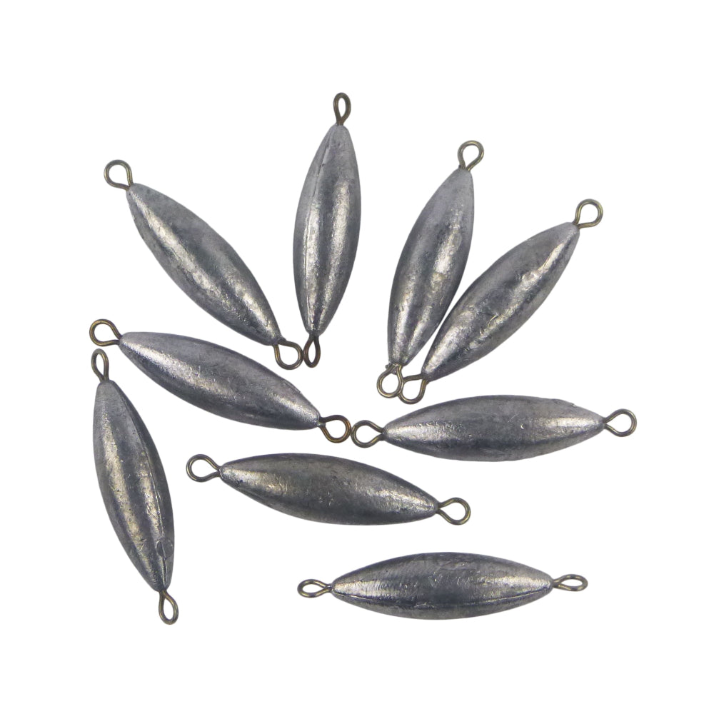 Swimerz 4Oz Torpedo Trolling Sinker Lead 9 Pack Sinkers & Weights