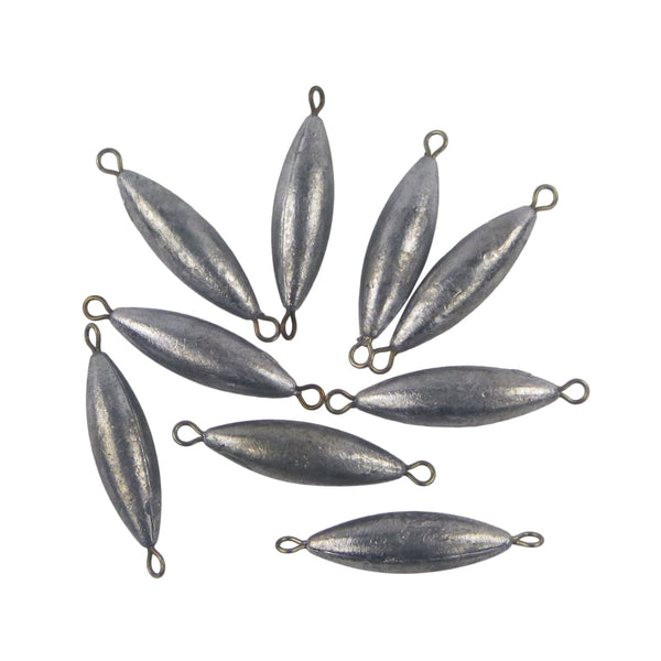 Swimerz 4Oz Torpedo Trolling Sinker Lead 9 Pack Sinkers & Weights