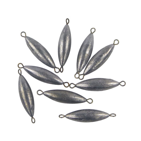 Swimerz 4Oz Torpedo Trolling Sinker Lead 9 Pack Sinkers & Weights