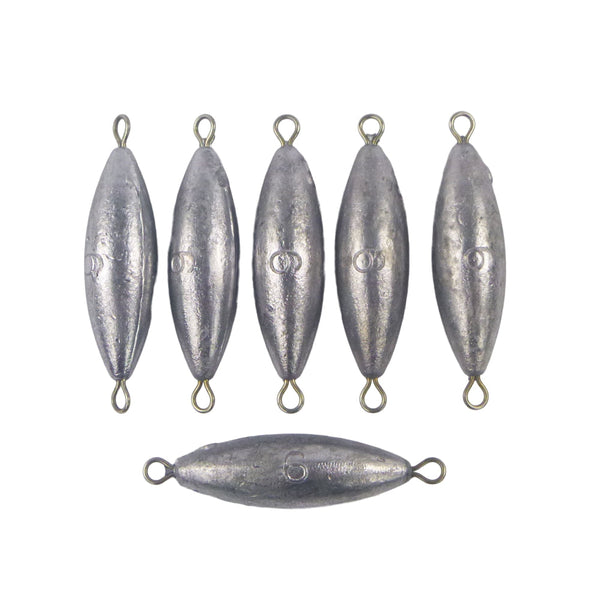 Swimerz 6Oz Torpedo Trolling Sinker Lead Pack Sinkers & Weights