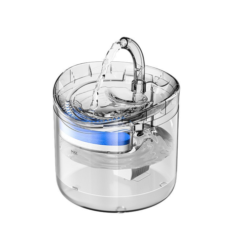 Elosung Transparent Pet Charging Water Dispenser [Without Adapter] 165 * 172Mm Dishes Feeders & Fountains