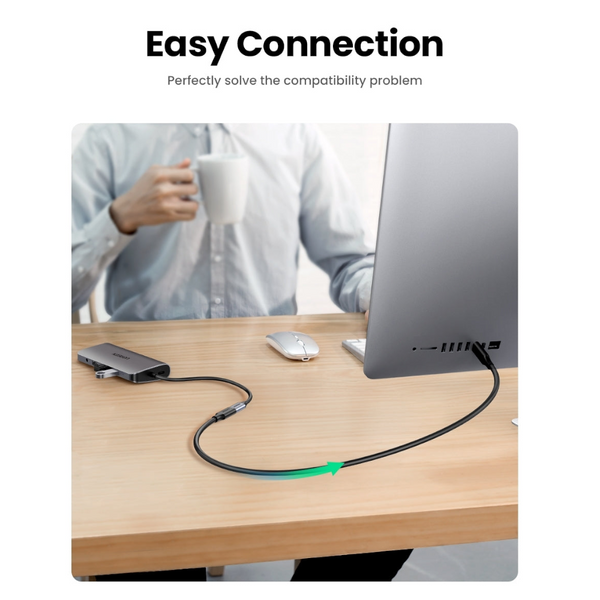 Ugreen 10387 Usb C Extension Cable 1M Usb Cables Hubs & Adapters