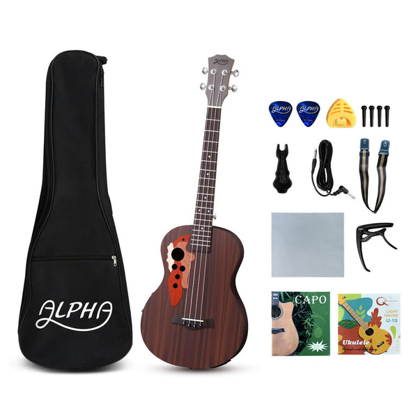 Alpha Ukulele 30 Inch With Eq 18 Frets Ukuleles