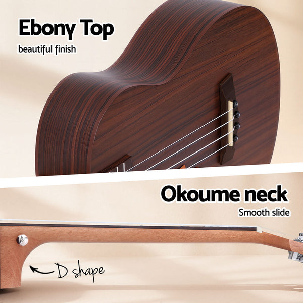 Alpha Ukulele 30 Inch With Eq 18 Frets Ukuleles