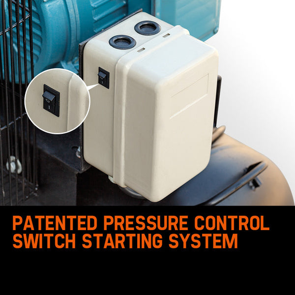 Unimac 150L 7.5Kw Electric Air Compressor Tank 115Psi Industrial Conditioning 3 Phase Air Compressors