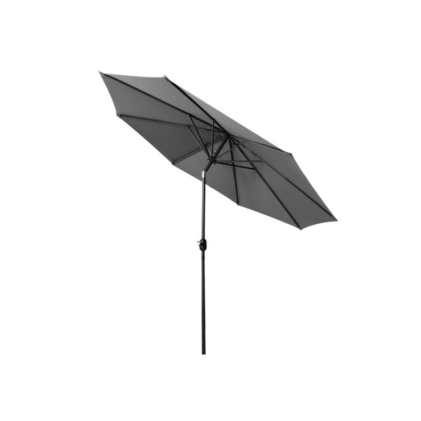 Instahut Outdoor Umbrella 2.7M Beach Pole Garden Tilt Sun Patio Uv Charcoal Patio Umbrellas
