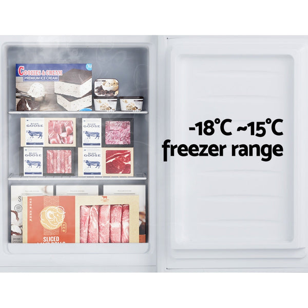 Devanti 60L Upright Freezer Fridge White Mini Fridges