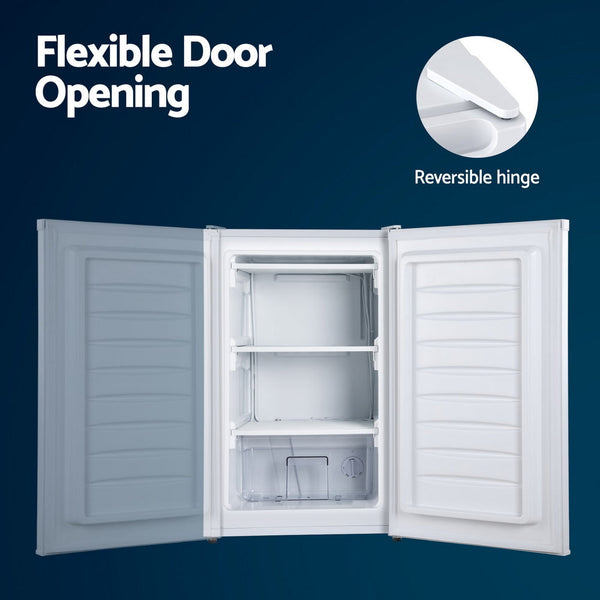 Devanti 81L Upright Freezer Fridge White Refrigerator & Freezer Parts