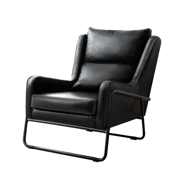 Artiss Armchair Accent Chair Pu Leather Wingback Black Sofas Armchairs & Couches