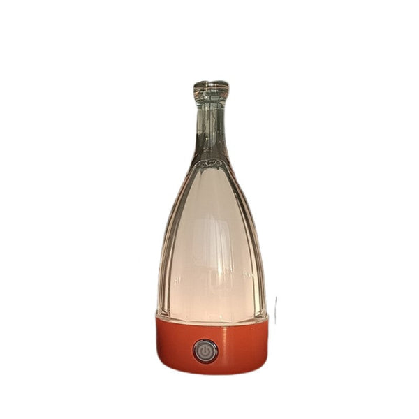 Luxury Lamp Bluetooth Orange Wine Bottle Decor Usb Rechargeable Table Accents For Bedroom Hotel Living Room Lamps