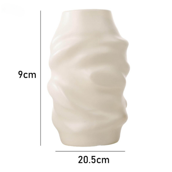 Flower Vase Green Medium Melting Style Nordic Pot Decor Vases