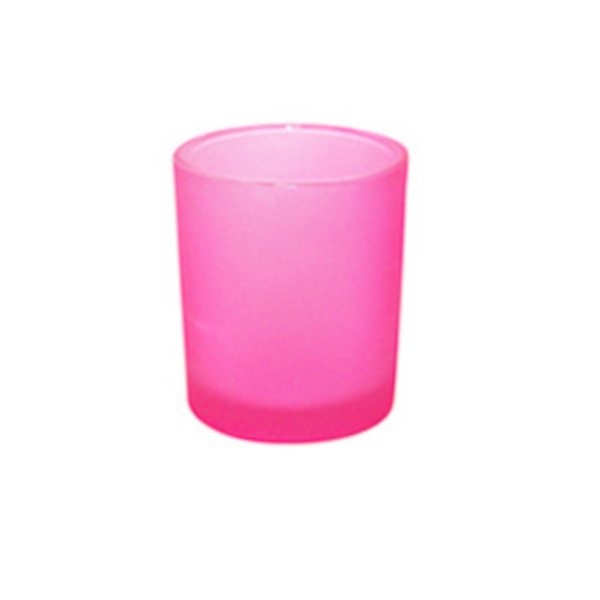 My Decorations Pink Frosted Glass Votive Tealight Candle Holders 10 Pack For Events Seasonal Decorations