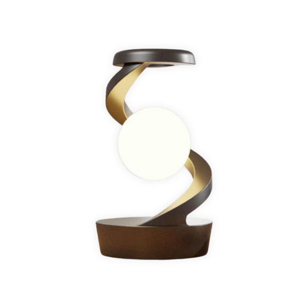 Elosung Black 360A Rotating Floating Night Light Wireless Charging Table Lamp 7 Colour Rgb Usb Rechargeable For Bedroom Bedside Desk Night Lights