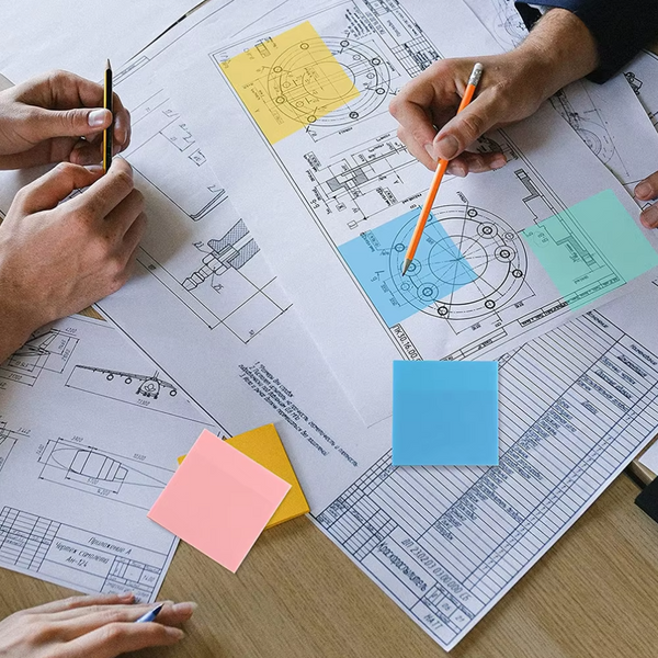 Waterproof Transparent Memo Pad Stationery For Office And School Use Sticky Notes