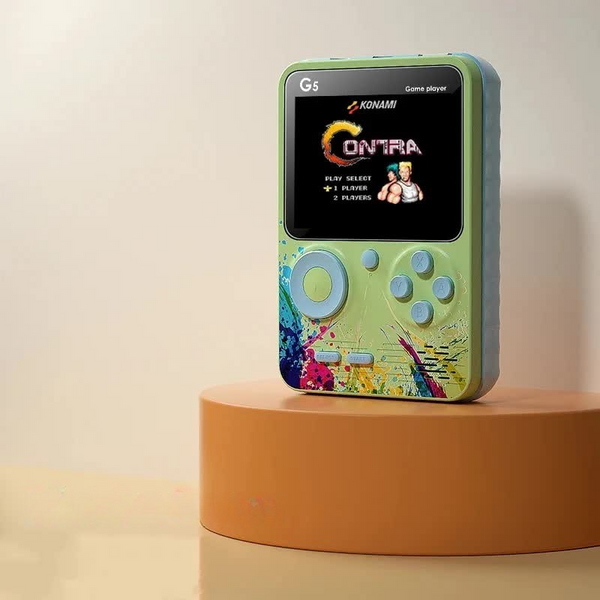 G5 Retro Handheld Game Console With 500 Classic Games Green Video Game Consoles
