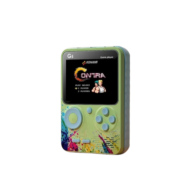 G5 Retro Handheld Game Console With 500 Classic Games Green Video Game Consoles