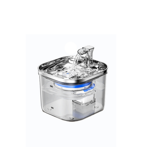 Elosung Wired Intelligent Pet Water Fountain With Quiet Sensor Filter Set Usb Plug Included Dog Fountains