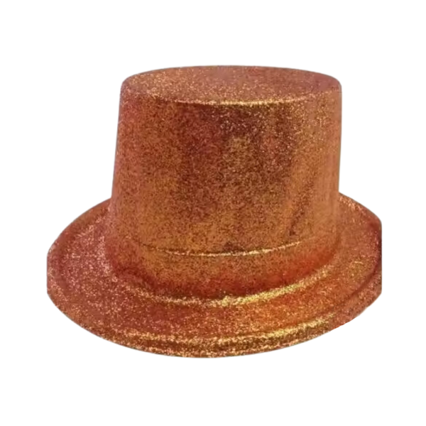 Br Costumes Glitter Top Hat Fancy Party Plastic Tall Cap Fun Dress Up Sparkle Red Hats