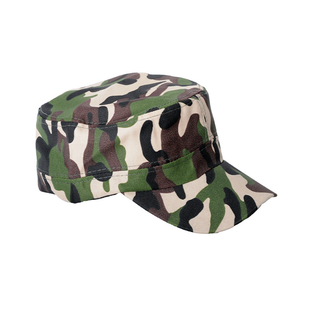 Br Costumes Mens Army Cap Hat Cadet Castro Military Patrol Baseball Summer Camo Camouflage Hats