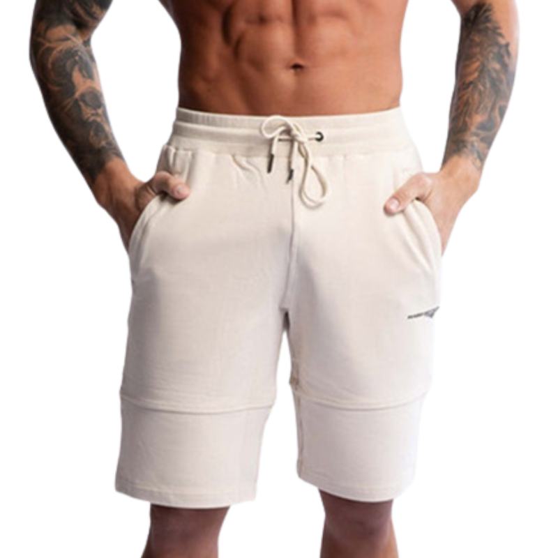 Hard Hitters Slim Fit Terry Shorts Beige Men's Shorts