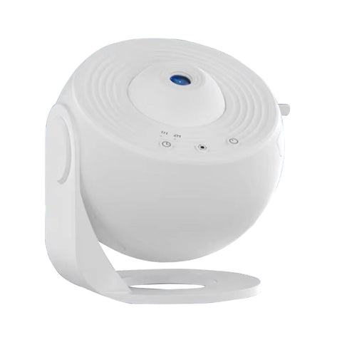 Elosung High Definition Focusable Starry Galaxy Projector Lamp Creative Bedroom Mood Light With 13 Film Slides (White) Lamps