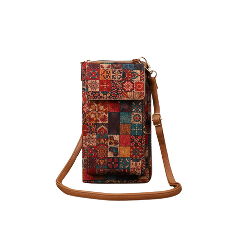 Elosung Bohemian Wallet Large Capacity Zipper Clutch Wallets