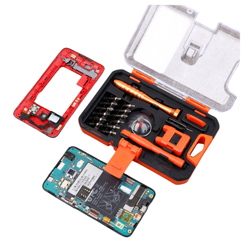 Horusdy 18 In Mobile Phone Repair Tools Kit Pry Opening Screwdriver Screwdrivers